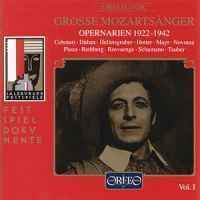 V.A. / Mozart : Große Mozartsanger Vol. 1 &#039;Opernarien 1922-1942&#039; (수입/미개봉/C394101B)
