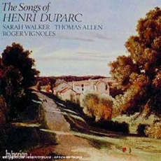 Sarah Walker, Thomas Allen, Roger Vignoles / The Songs Of Henri Duparc (수입/미개봉/cda66323)