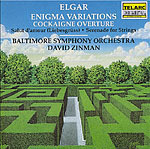 David Zinman / Elgar : Cockaigne Overture Op.40, Enigma Variations Op.36, Serenade in for Strings Op.20, Salut d&#039;amour Op.12 (수입/미개봉/cd80192)