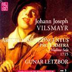 Gunar Letzbor / Johann Joseph Vilsmayr : Distributus in Sex Partes, seu Partias a Violino Solo (수입/미개봉/Digipack/A328)