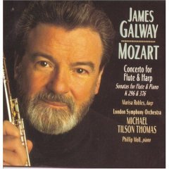 James Galway / Mozart : Concerto for flute &amp; harp, Sonata No.24 K.376 &amp; No.17 K.296 (수입/미개봉/09*026617892)