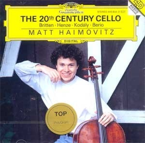 Matt Haimovitz / The 20th Century Cello(Britten/Henze/Kodaly/Berio/미개봉/dg3797)