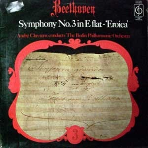 [중고] [LP] Andre Cluytens / Beethoven: Symphony No.3 in E flat Op.55 - &quot;Eroica&quot; (수입/cfp40076)