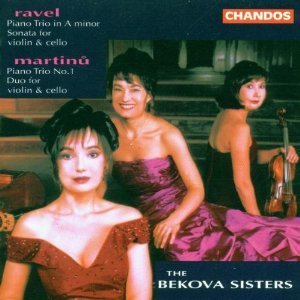 [중고] Bekova Sisters / Ravel : Piano Trio In A Minor, Martinu : Piano Trio No.1 (수입/chan9452)