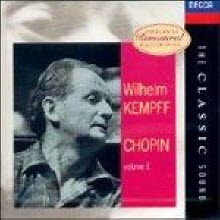 [중고] Wilhelm Kempff / Chopin Volume 1 (dd4390)