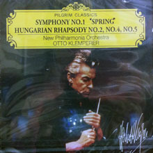 Otto Klemperer / Schumann : Symphony No.1 Spring, Liszt : Hungarian Rhapsody No.2,4,5 (미개봉/nis8017)