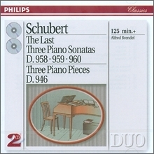 Alfred Brendel / Schubert : The Last Three Piano Sonatas - D.958, D.959, D.960 (2CD/미개봉/dp2725)