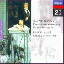 Pascal Roge, Charles Dutoit / Saint-Saens : Piano Concertos 1-5 (2CD/미개봉/dd3344)