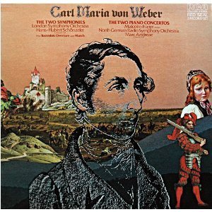 [중고] [LP] Hans-hubert Schonzeler, Marc Andreae / Carl Maria Von Weber: The Two Symphonies, The Two Piano Concertos (수입/2LP/crl22281)