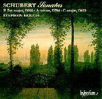 Stephen Hough / Schubert : Piano Sonatas D960.784.613 (수입/미개봉/cda67027)