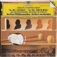 Herbert von Karajan / Haydn : Symphonien Nr.103 &amp; 104 (미개봉/dg0145)