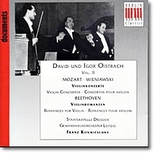 David Oistrakh, Igor Oistrakh / David and Igor Oistrakh Vol. 2 - Mozart, Wieniawski : Violin Concertos, Beethoven : Romance (수입/미개봉/bc21312)