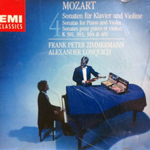 [중고] Frank Peter Zimmermann, Alexander Lonquich / Mozart : Sonaten Fur Klavier Und Violine, Vol.4 (수입/077775413922)