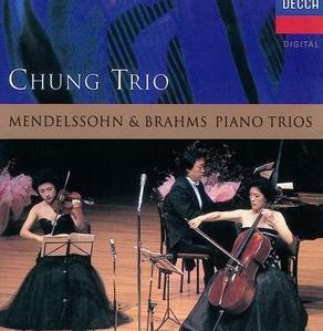 Chung Trio / Mendelssohn &amp; Brahms : Piano Trio No.1 (미개봉/dd7958)