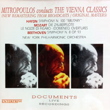 [중고] Dimitri Mitropoulos/ The Vienna Classics Haydn, Mozart, Beethoven (수입/lv976)