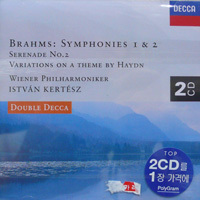 [중고] Istvan Kertesz / Brahms : Symphonies 1 &amp; 2, etc (2CD/수입/4481972)