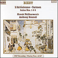 Anthony Bramall / Bizet : L&#039;Arlesienne Suite, Carmen Suite (수입/미개봉/8550061)
