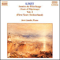 Jeno Jando / Liszt : Annees De Pelerinage Vol.1 - First Year &#039;switzerland (수입/미개봉/8550548)