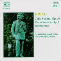 [중고] Oystein Birkeland, Havard Gimse / Grieg: Cello Sonata Op.36, Piano Sonata Op.7, Intermezzo (수입/8550878)