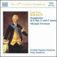 Petter Sundkvist / Kraus: Olympic Overture, Symphonies (수입/미개봉/8553734)