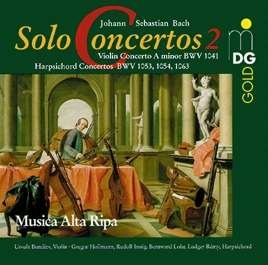 Musica Alta Ripa / Bach : Solo Concertos, Vol. 2 (수입/미개봉/mdg30906822)