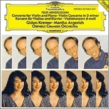 [중고] Gidon Kremer, Martha Argerich / Mendelssohn : Concerto for Violin, Piano and Strings in D minor (dg4169)