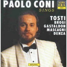 Paolo Coni / Paolo Coni sings Tosti, Brogi, Gastaldon, Mascagni, Denza (수입/미개봉/6827)