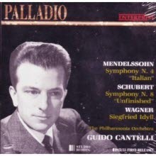 [중고] Guido Cantelli / Mendelssohn, Schubert, Wagner (수입/pd4158)