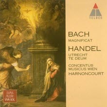 [중고] Nikolaus Harnoncourt / Bach : Magnificat / Handel : Utrecht Te Deum (수입/0630135732)