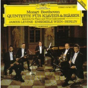 [중고] James Levine / Mozart , Beethoven : Piano &amp; Wind Quintets (수입/4197852)