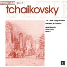 Keller Quartet / Tchaikovsky : String Quartets No.1-3, Souvenir De Florence, Op.70 (2CD/수입/미개봉/8573842552)