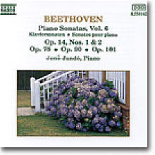 [중고] Jeno Jando / Beethoven : Piano Sonatas Vol.6 - No.9 Op.14-1, No.10 Op.14-2, No.24 Op.78, No.27 Op.90, No.28 Op.101 (수입/8550162)