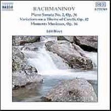 [중고] Idil Biret / Rachmaninov: Piano Sonata No.2, Variations on a theme of Corelli Op.42, Moments Musicaux Op.16 (수입/8550349)