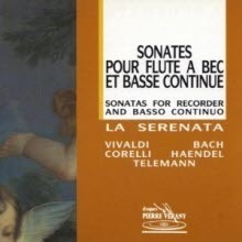 [중고] V.A. / Sonates Pour Flute A Becet Basse Continue - La Serenade : Vivaldi, Bach, Corelli, Haendel, Telemann (수입/pv787023)