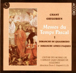 [중고] Moines De L&#039;Abbaye Saint-Pierre De Solesmes / Chant Gregorian : Messes Du Temps Pascal 1 (수입/201492)