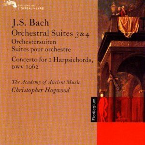 [중고] Christopher Hogwood / Bach : Orchestral Suites Nos.3 &amp; 4, Concertos For Two Harpsichords And Strings BWV1062 (수입/4431822)