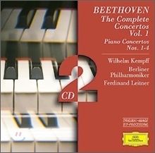 [중고] Wilhelm Kempff, Ferdinand Leitner / Beethoven : Piano Concerto No.1-4 (2CD/수입/4594002)