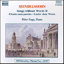 [중고] Peter Nagy / Mendelssohn : Songs Without Words, II (수입/8550453)
