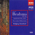 [중고] Wolfgang Sawallisch / Brahms : Symphonies Nos.2, 3 (수입/724356985629)