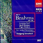 [중고] Wolfgang Sawallisch / Brahms : Symphony No.1 Op.68, Haydn Variations Op.56a, Tragic Overture Op.81 (수입/724356985520)