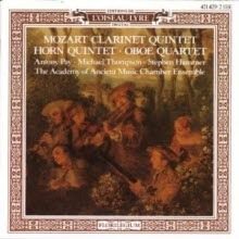 [중고] The Academy Of Ancient Music Chamber Ensemble / Mozart : Clarinet Quintet Horn Quintet Oboe Quartet (수입/4214292)