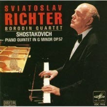 [중고] Sviatoslav Richter. Borodin Quartet / Shostakovich : Piano Quintet in G minor, Op.57 (일본수입/vdc1142)