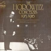 [LP] Vladimir Horowitz / The Horowitz Concerts 1975/1976 (미개봉/srcr058)