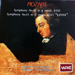 [중고] Otto Klemperer, Herbert Von Karajan / Mozart: Symphony No.40, 41 &quot;Jupiter&quot; (일본수입/wrc006)