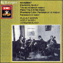 [중고] Rudolf Serkin, Adolf Busch, Hermann Busch / Schubert : Piano Trios No.2 D.929, Fantasia for Violin &amp; Piano D.934 (수입/cdh7610142)