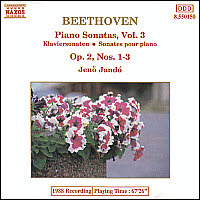 [중고] Jeno Jando / Beethoven : Piano Sonatas Vol.3 - No.1 Op.2, No.2 Op.2-2, No.3 Op.2-3 (수입/8550150)