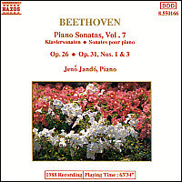 [중고] Jeno Jando / Beethoven : Piano Sonatas Vol.7 - No.12 Op.26, No.16 Op.31-1, No.18 Op.31-3 (수입/8550166)