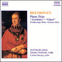 [중고] Jeno Jando, Takako Nishizaki, Csaba Onczay / Beethoven : Piano Trios Op.97 &#039;Archduke&#039;, Op.70-1 &#039;Ghost&#039; (수입/8550442)
