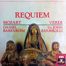 [중고] Daniel Barenboim, John Barbirolli / Mozart, Verdi : Requiem (2CD/수입/724348333827)