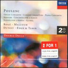 : Charles Dutoit, Pascal Roge / Poulenc : Organ ConcertoㆍPiano Concerto (수입/미개봉/2CD/4482702)